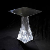 Poseidon Gyrate Epoxy Base Side Table A